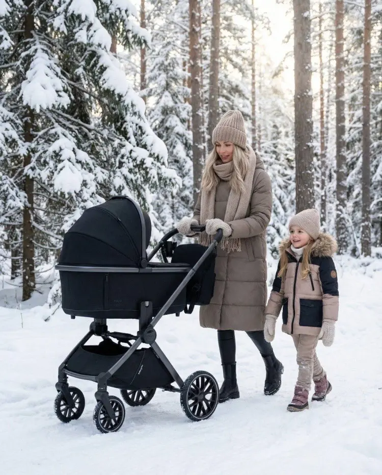 Коляска универсальная 2 в 1 Pituso Mayla Plus MPLS/555-BLACK, черный