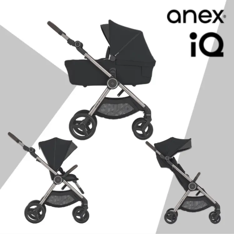 Коляска трансформер Anex IQ Premium Starless, черный купить,425900