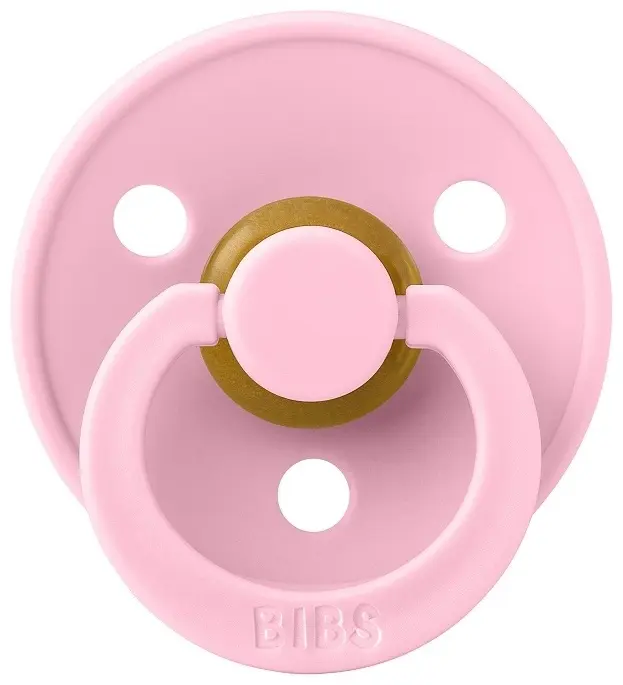 Пустышка BIBS Colour - Baby Pink, 0+ мес., 1 шт, розовый купить,NaN