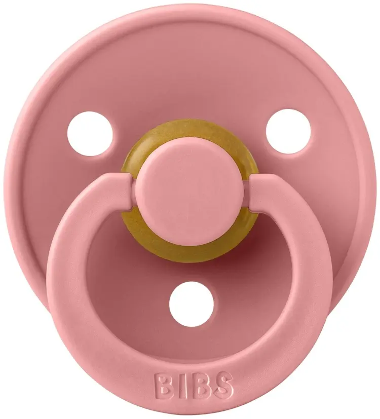 Пустышка BIBS Colour Latex Dusty Pink, 0+ 1 шт, розовый