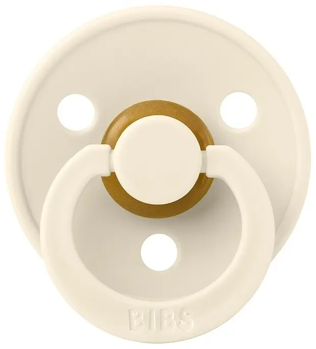 Пустышка BIBS Colour Latex Ivory 0+ месяцев, 1 шт, бежевый
