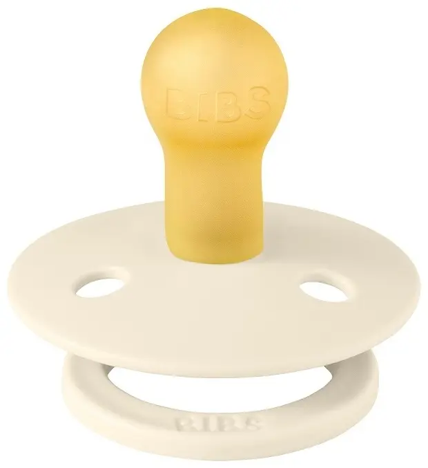 Пустышка BIBS Colour Latex Ivory 0+ месяцев, 1 шт, бежевый