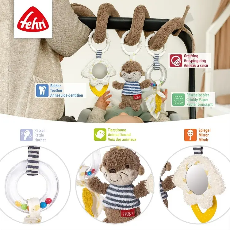 Игрушка-подвеска Fehn Выдра Тео купить,NaN
