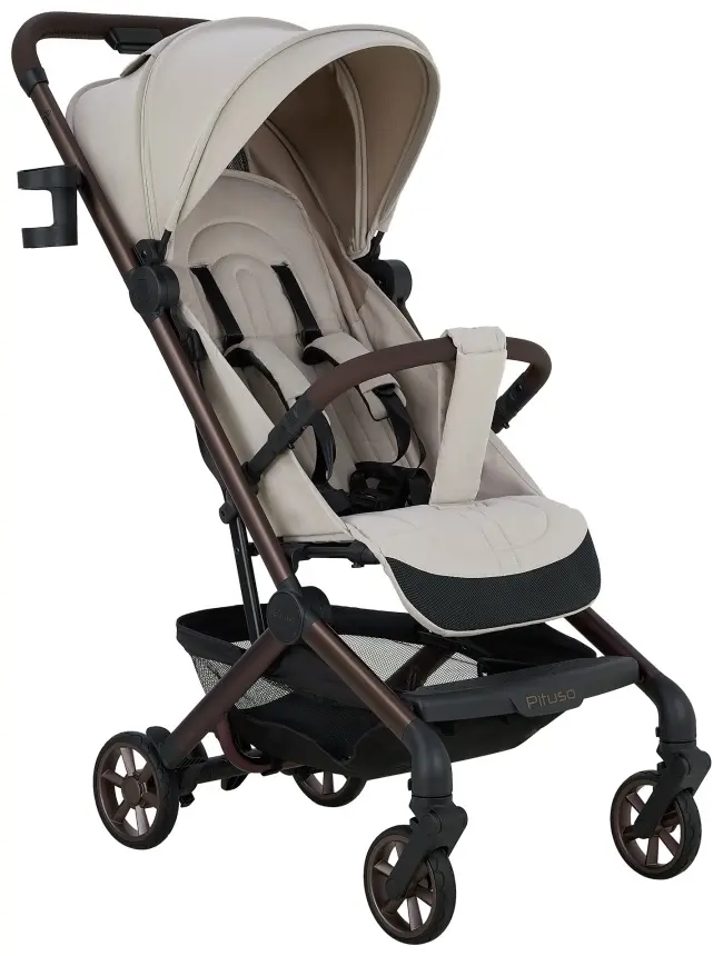 Коляска прогулочная Pituso Q5 ZET/222/Beige, бежевый