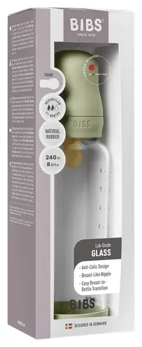 Бутылочка BIBS 5020250 240 мл зеленый купить,NaN