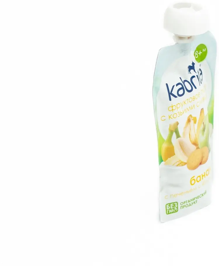 Детское пюре Kabrita яблоко, банан 100 г, с 8 месяцев