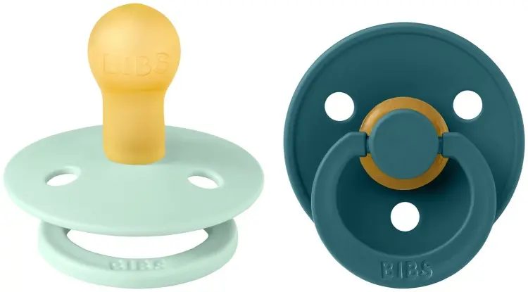 Набор пустышек BIBS Colour Nordic Mint/Forest Lake, 2 шт, 0+ мес, мультиколор купить,NaN