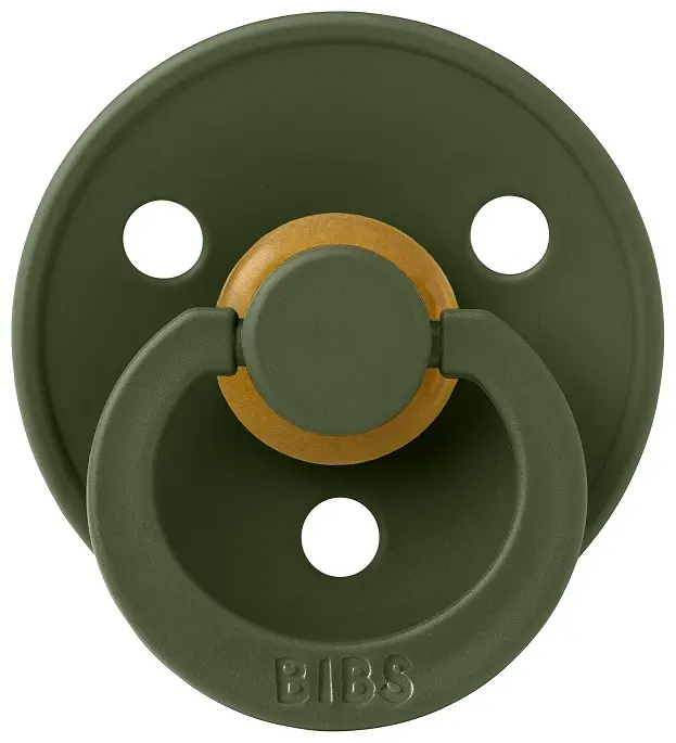 Пустышка BIBS Colour - Hunter Green, 18+ мес., 1 шт, зеленый