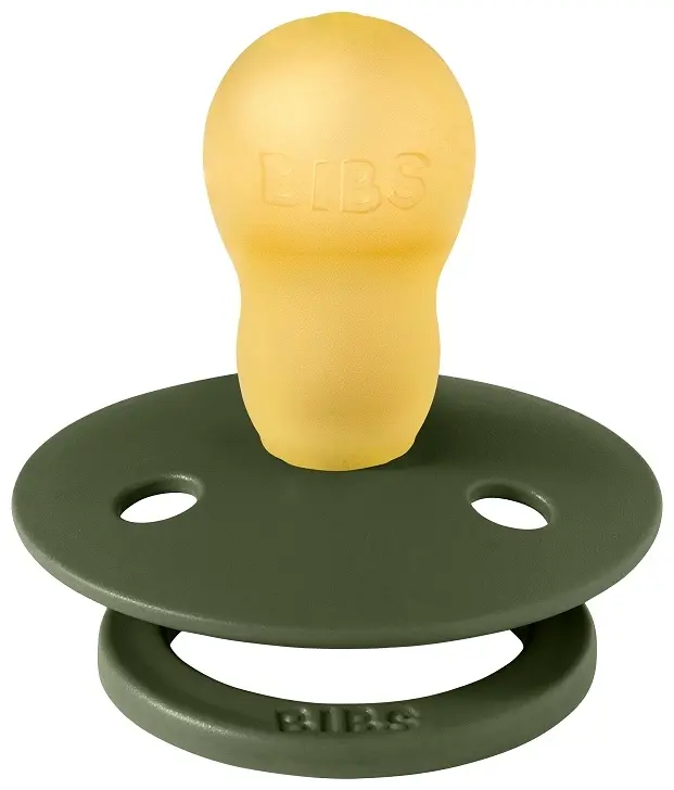 Пустышка BIBS Colour - Hunter Green, 18+ мес., 1 шт, зеленый
