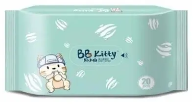 BB Kitty влажные салфетки 20 шт купить,NaN