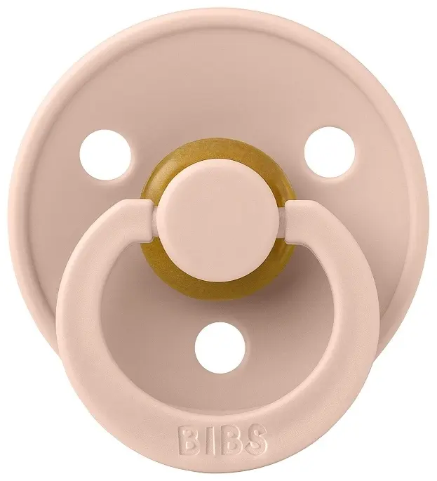 Пустышка BIBS Colour Blush, 1 шт, розовый