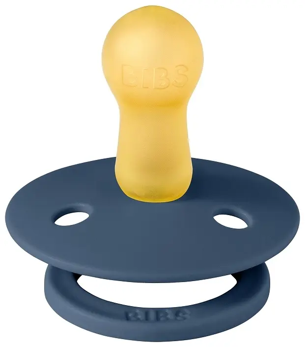 Пустышка BIBS Colour - Steel Blue 6+ месяцев, 1 шт, синий