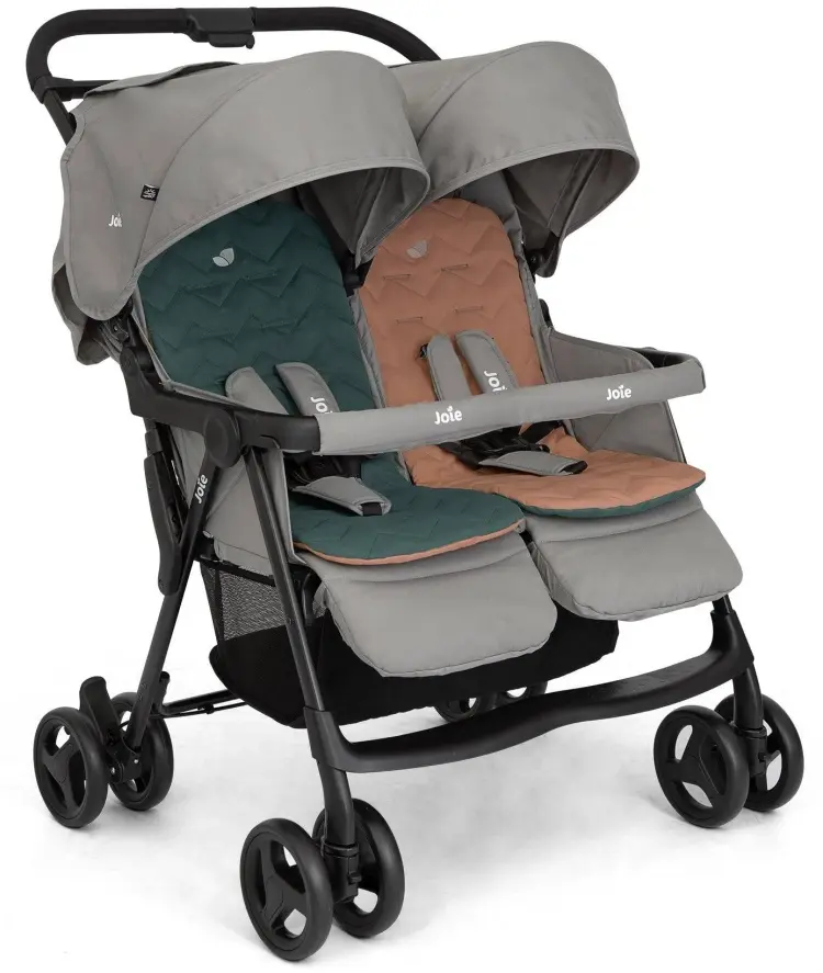 Коляска прогулочная Joie Aire Twin Pebble, серый