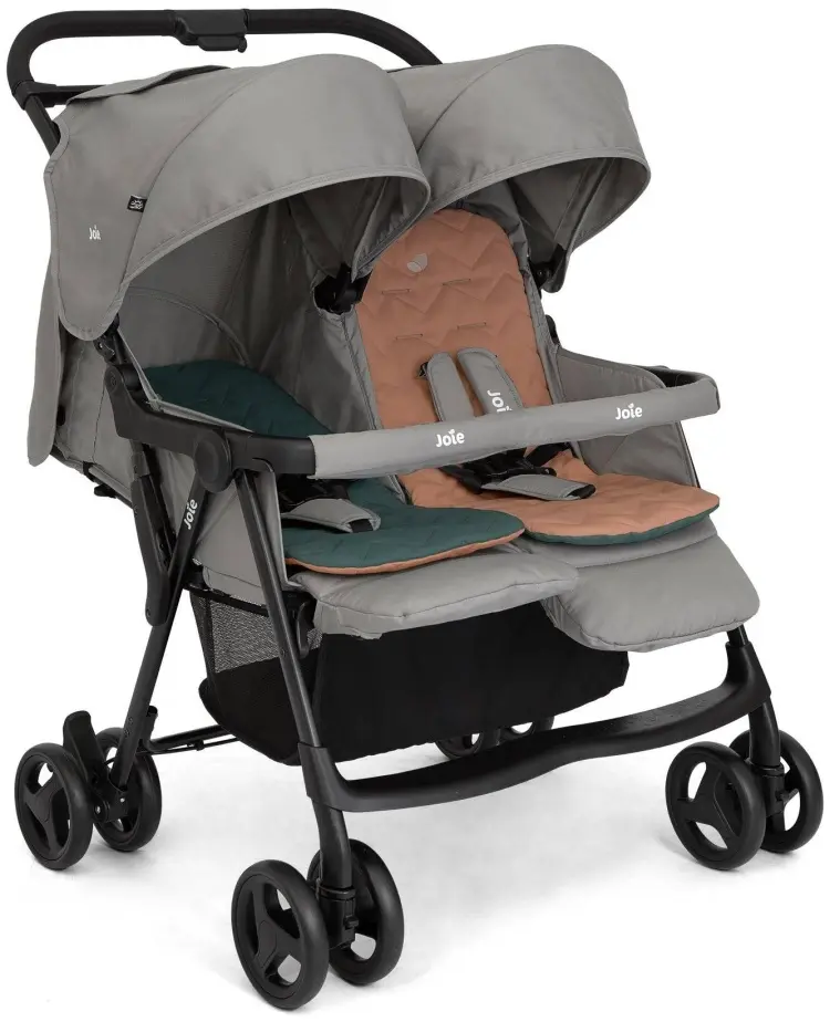 Коляска прогулочная Joie Aire Twin Pebble, серый