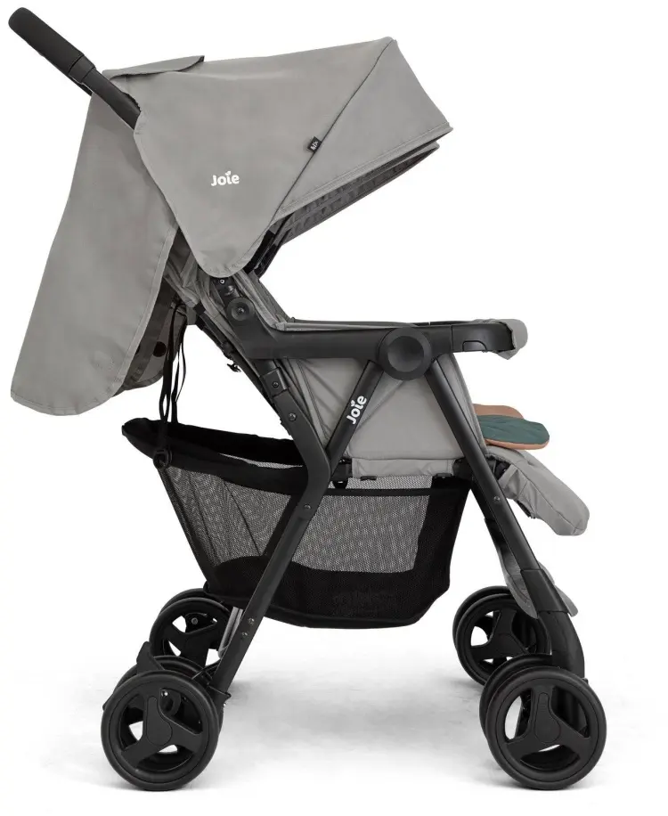 Коляска прогулочная Joie Aire Twin Pebble, серый