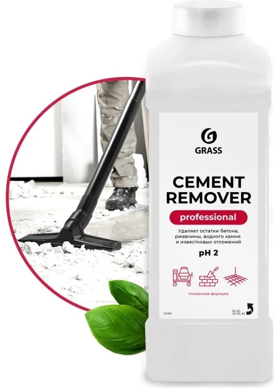 Средство для мытья полов Grass Cement Cleaner 1 л купить,NaN