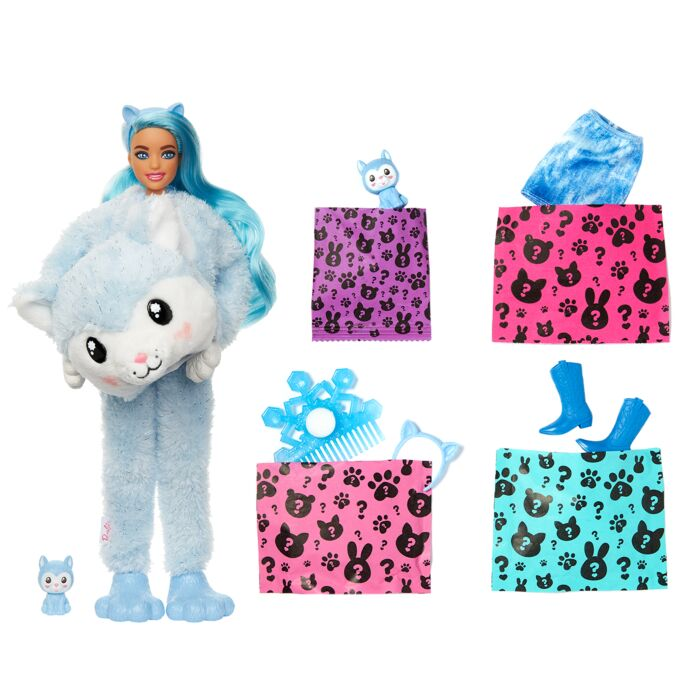 Кукла Barbie Cutie Reveal Хаски HJL630 30см купить,NaN
