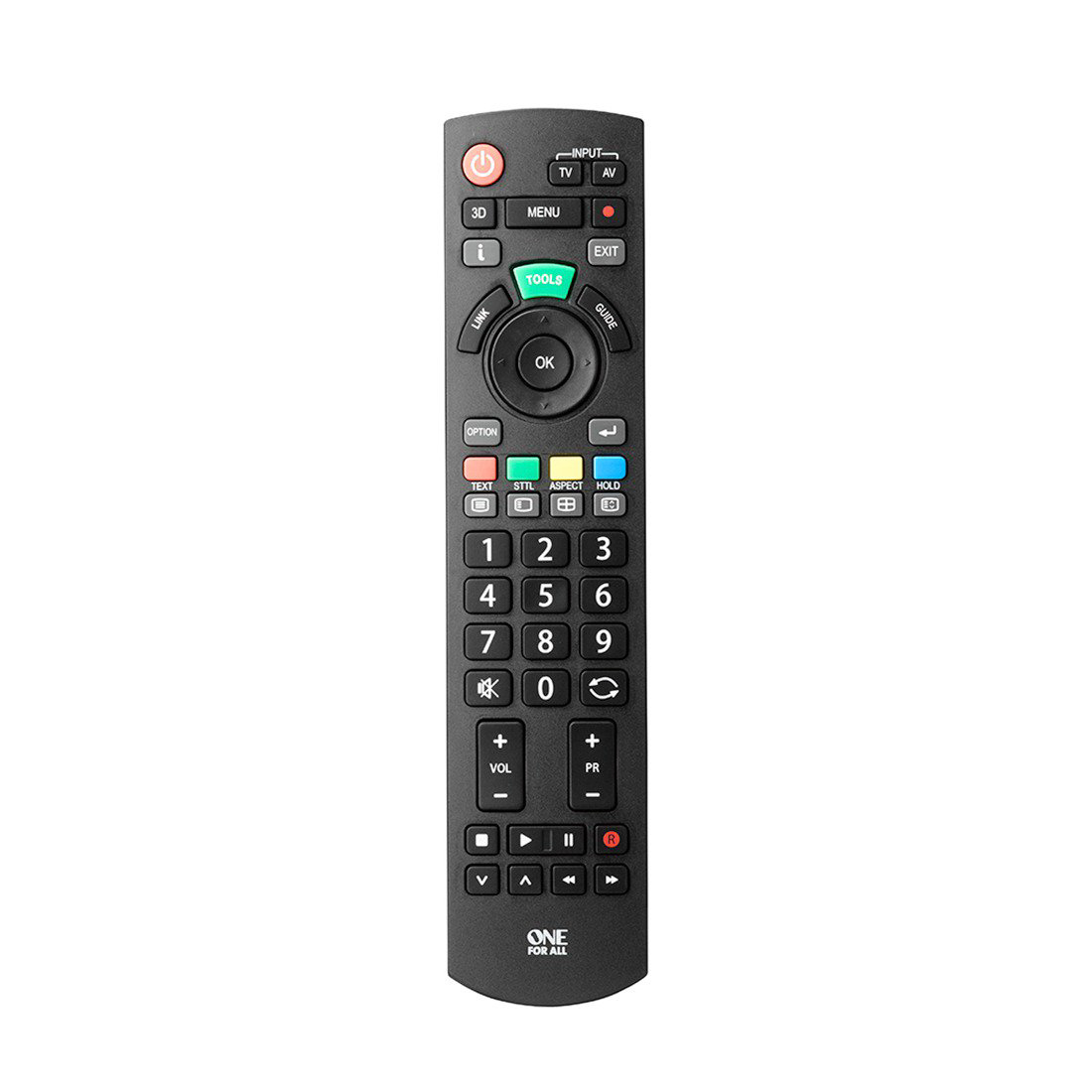 Пульт ДУ One For All URC 1914 для ТВ Panasonic черный купить,NaN