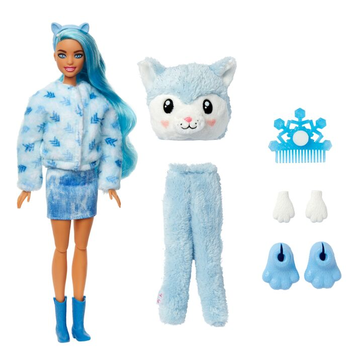Кукла Barbie Cutie Reveal Хаски HJL630 30см купить,NaN
