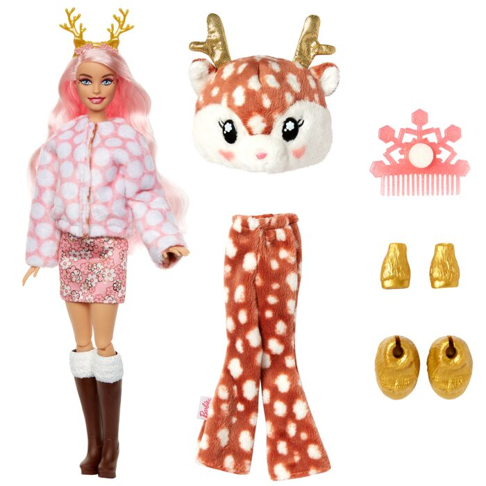 Кукла Barbie Cutie Reveal Олень HJL610 30см купить,NaN