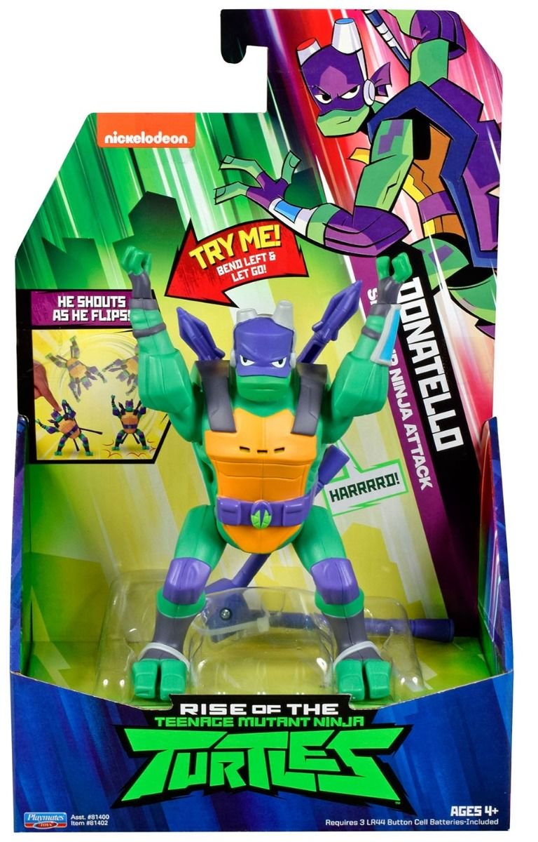 Фигурка TMNT Черепашки-ниндзя Донателло ниндзя-атака 15см 81402 купить,NaN