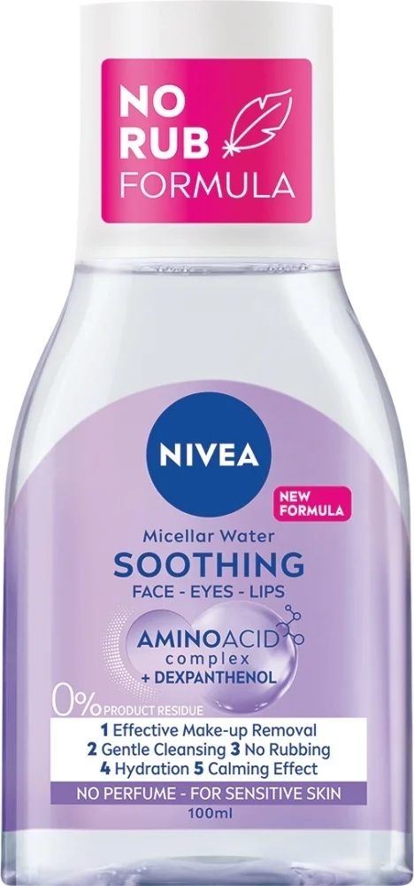 Мицеллярная вода Nivea Soothing Aminoacid 100 мл купить,NaN