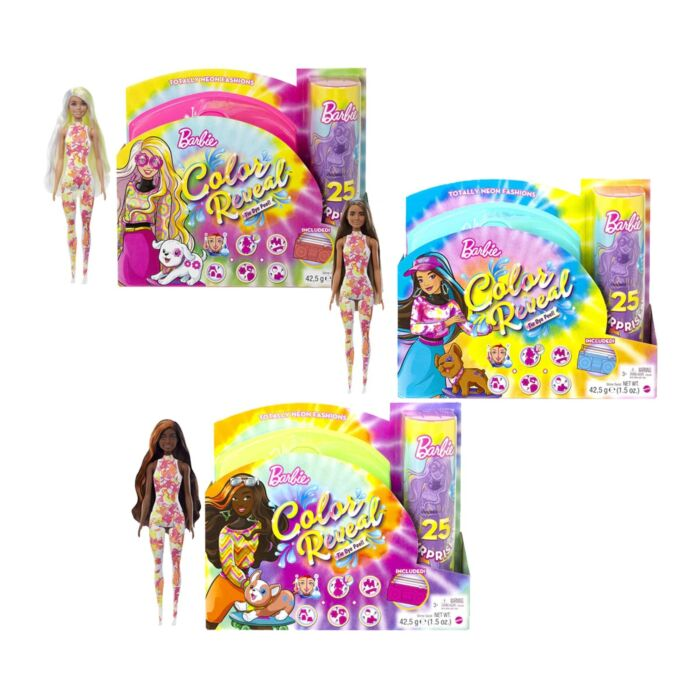 Кукла Barbie Color Reveal Neon в ассортименте HCD250 купить,NaN