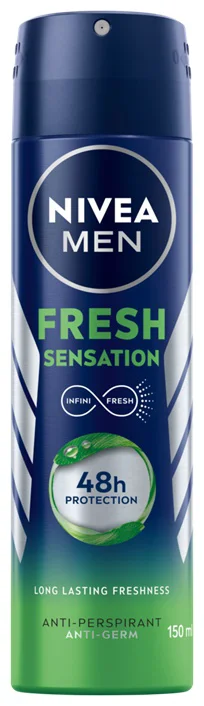 Антиперспирант для мужчин Nivea Fresh Sensation 150 мл купить,NaN