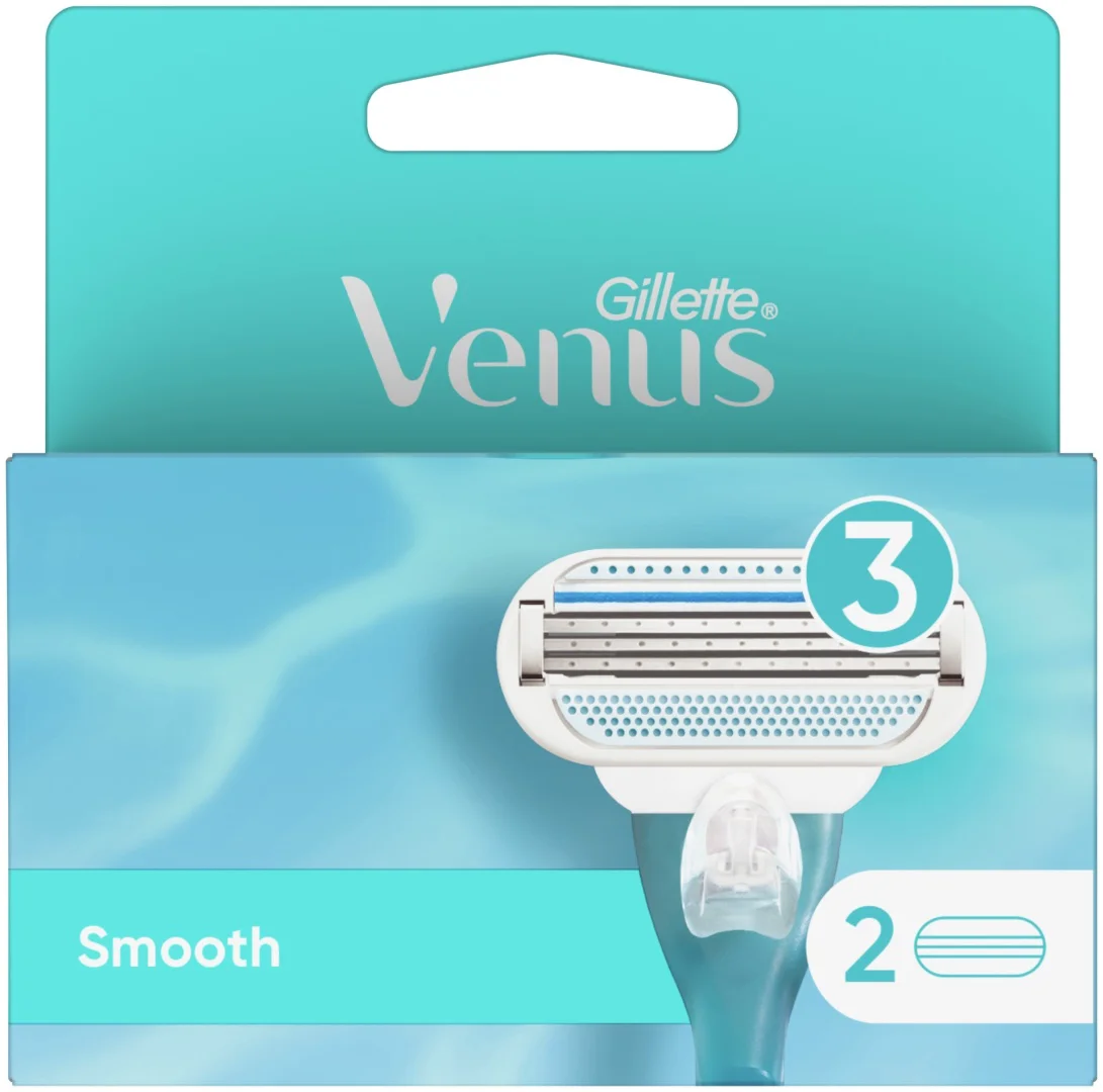 Сменные кассеты Gillette Venus Smooth 2 шт купить,NaN