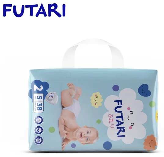 Подгузники Futari 0-6кг S 38шт купить,NaN