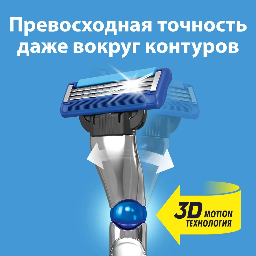 Сменные кассеты Gillette Mach3 Turbo 3D 2шт купить,NaN