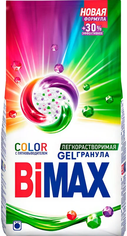 Стиральный порошок для цветных тканей BiMax сила цвета 1.5 кг купить,NaN