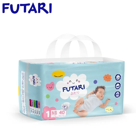 Подгузники Futari 2-5кг NB 40шт купить,NaN