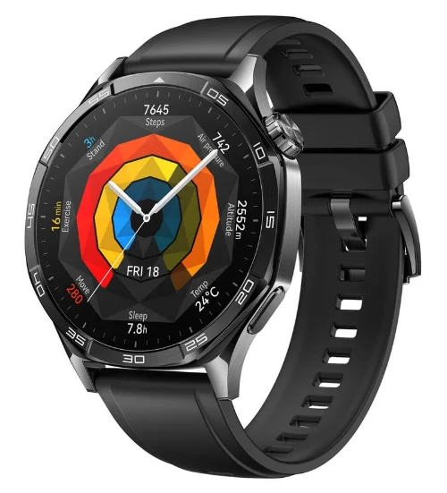 Смарт-часы Huawei Watch GT5 Fluoroelastomer Strap VLI-B19 46mm Black