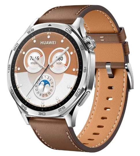 Смарт-часы Huawei Watch GT5 Composite Leather Strap VLI-B19 46mm Brown