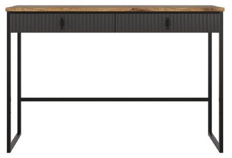 Туалетный столик BRW Брест TOL2S 118x45x76 см, ЛДСП, МДФ, металл купить,NaN