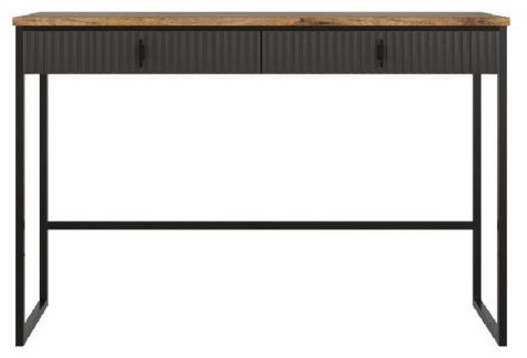 Туалетный столик BRW Брест TOL2S 118x45x76 см, ЛДСП, МДФ, металл купить,NaN
