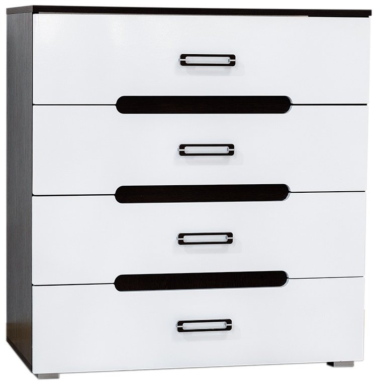 Комод Горизонт Вегас, 85x45x91 см, белый, коричневый купить,NaN