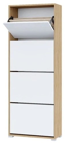 Обувница Горизонт 60x25x156.7 см, ЛДСП