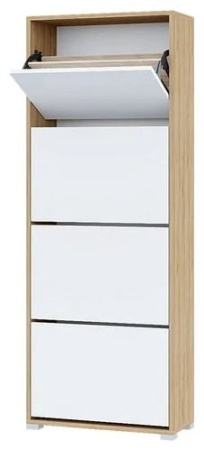 Обувница Горизонт 60x25x156.7 см, ЛДСП купить,NaN