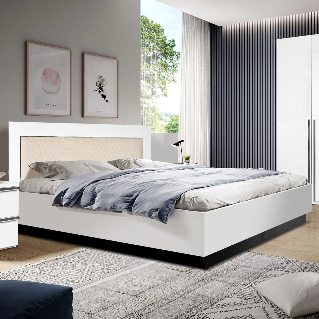 Кровать СлонимМебель Флорида-N 1.6 160x200см белая купить,NaN