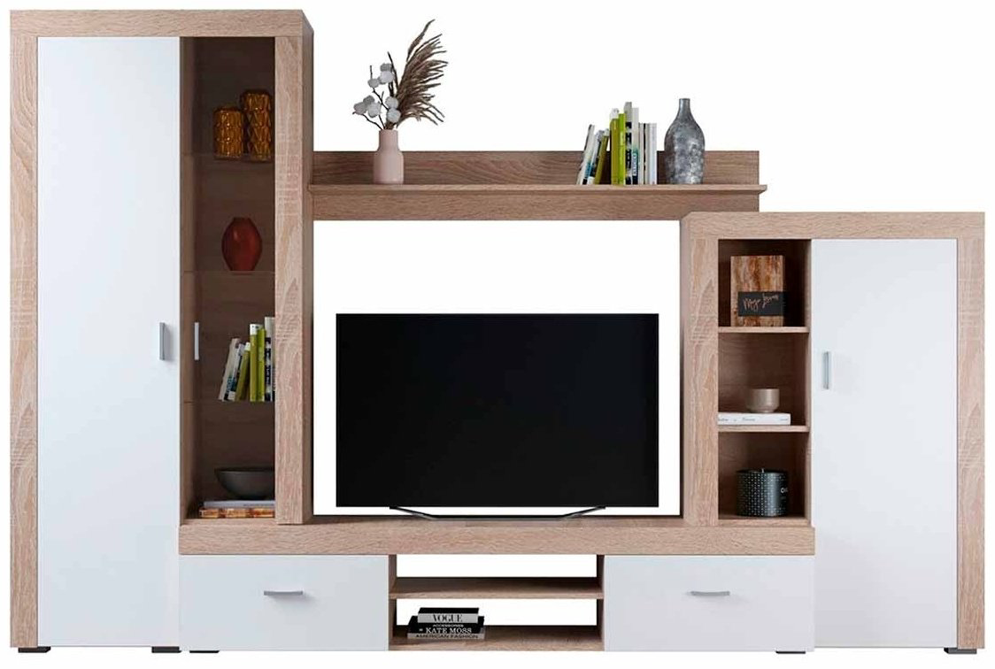 Стенка Imperial Монако 290.2х192.5х34см белый купить,NaN