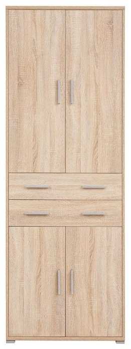 Распашной шкаф Гербор Офислайн REG 4D2S/220, 79x221х35 см, коричневый купить,NaN