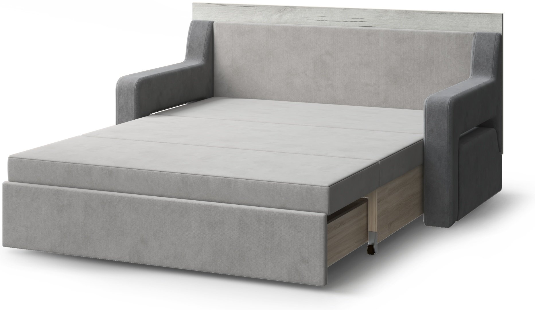 Диван MLK Смарт 2, 162х83 см, обивка микровелюр, серый - ForteMarket Диван MLK Смарт 2, 162х83 см, обивка микровелюр, серый купить,0