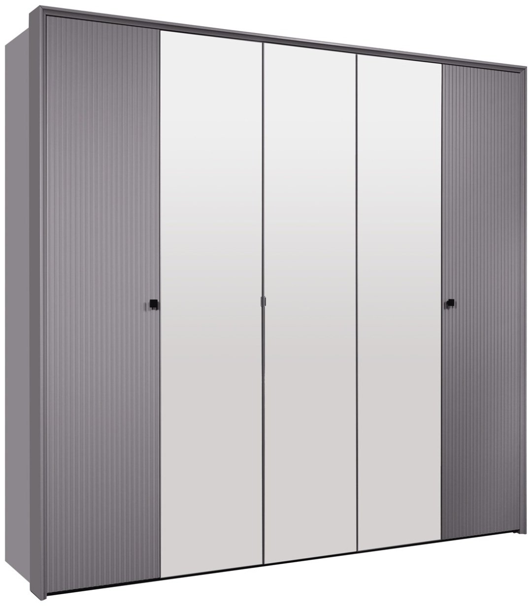 Распашной шкаф СлонимМебель Севилья 5Д, 230x220х62 см, графит - ForteMarket Распашной шкаф СлонимМебель Севилья 5Д, 230x220х62 см, графит купить,0