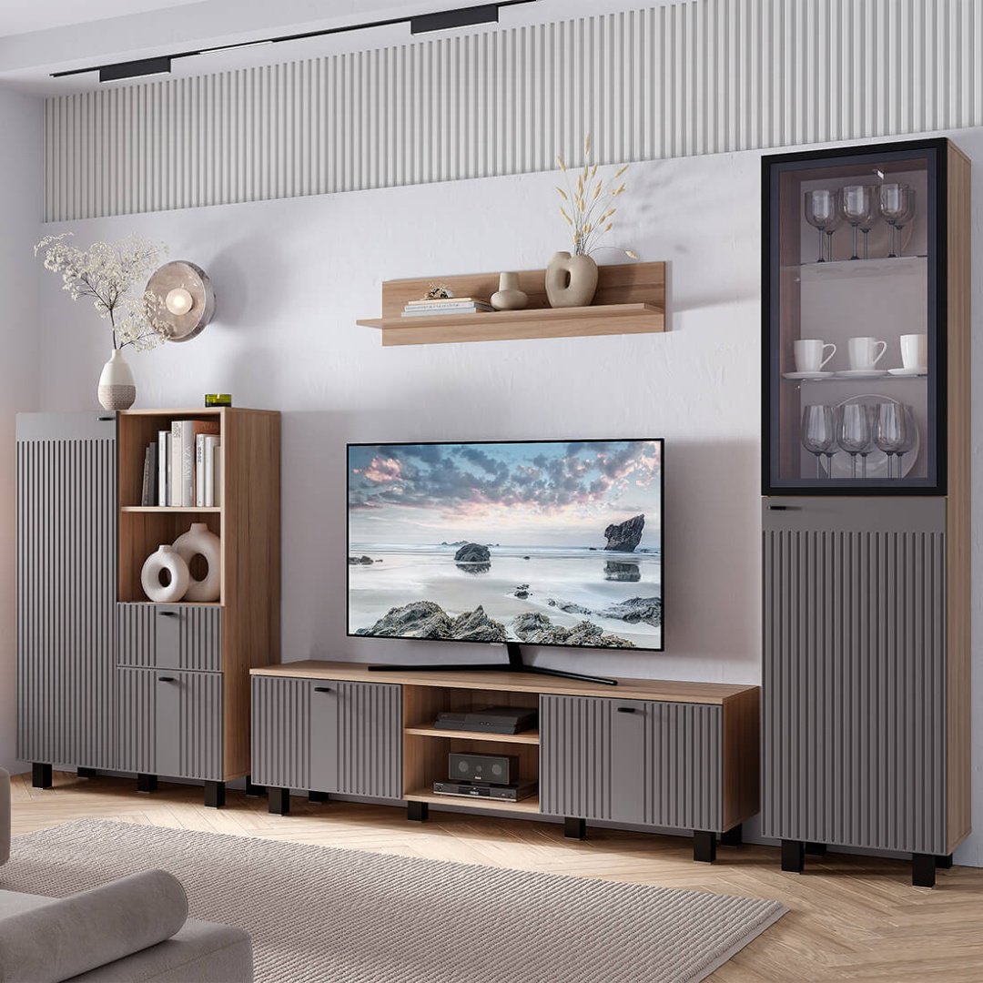 Комплект для гостиной BTS Олива MGC12289, серый, коричневый купить,0