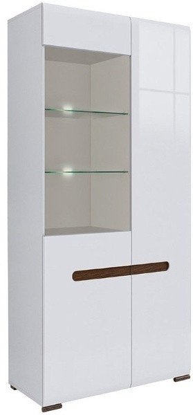 Ацтека - Шкаф REG1W1D/21/9, Белый блеск/Дуб венге магия купить,NaN
