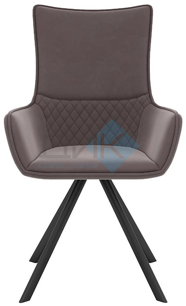 Стул ДИК DikLine 289, 93x56x61 см, коричневый, бежевый 1 шт. купить,NaN