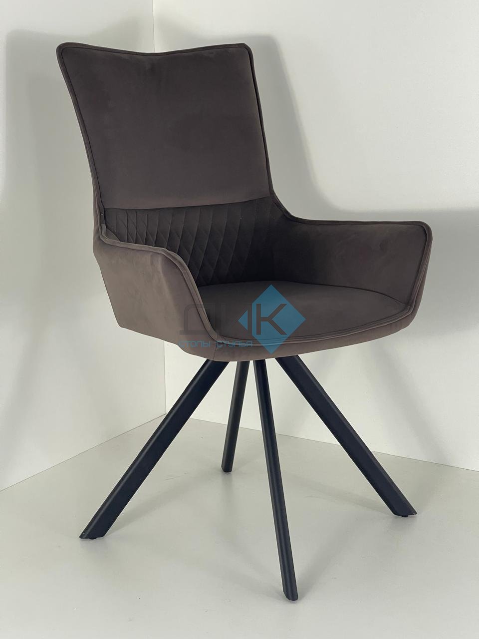 Стул ДИК DikLine 289, 93x56x61 см, коричневый, бежевый 1 шт. купить,0