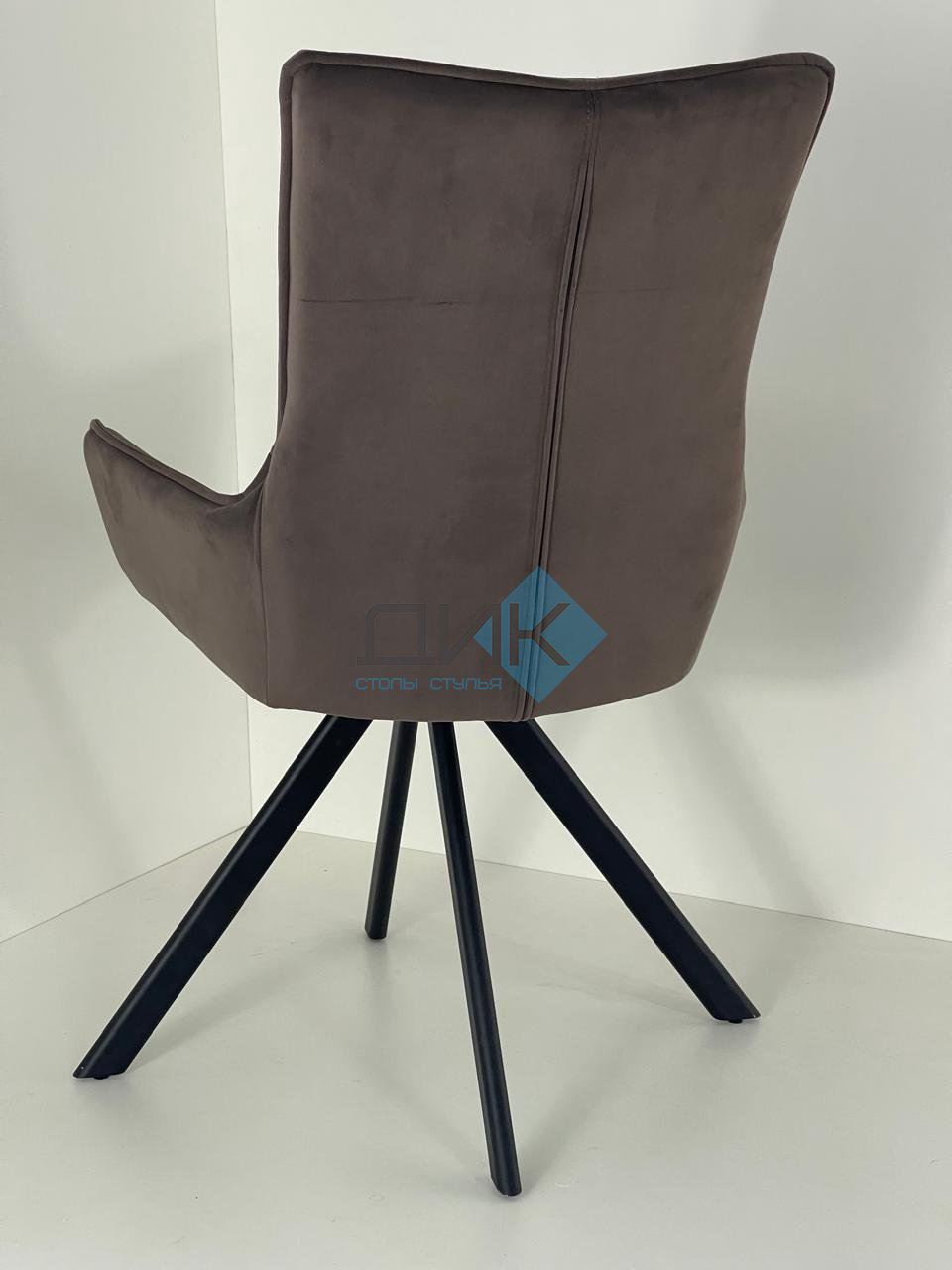 Стул ДИК DikLine 289, 93x56x61 см, коричневый, бежевый 1 шт. купить,NaN